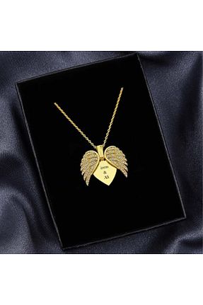 گردنبند جواهر طلائی زنانه برنجی Hediye Sahibi - کد 940696902