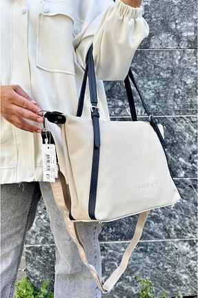 کیف دوشی بژ زنانه چرم مصنوعی Just Polo - کد 866475913