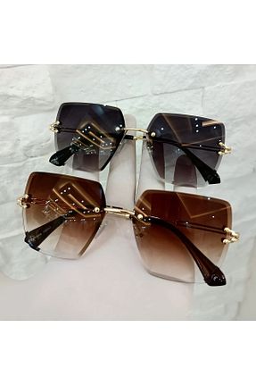 عینک آفتابی مشکی زنانه UV400 PERİ GÖZLÜK - کد 743639659