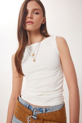 بلوز نباتی زنانه ساده Happiness İstanbul - کد 933170589