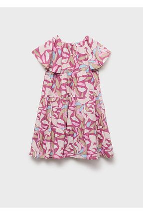 لباس بنفش بچه گانه بافت MANGO Kids - کد 899215941