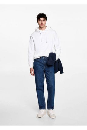 شلوار جین آبی مردانه رگولار MANGO Teen - کد 841341354