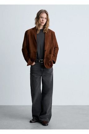 تیشرت بنفش زنانه اسلیم فیت MANGO - کد 883612555