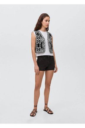 جلیقه سفید زنانه اسلیم فیت MANGO Teen - کد 898664688