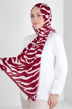 شال صورتی زنانه پلی استر Alvina - کد 799160780