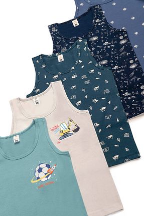 رکابی سفید بچه گانه پنبه ای ÖZKAN underwear - کد 756102033