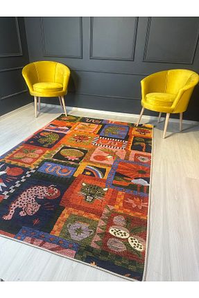 فرش رنگی قابل شستشو Rugs Modern Halı - کد 781564060