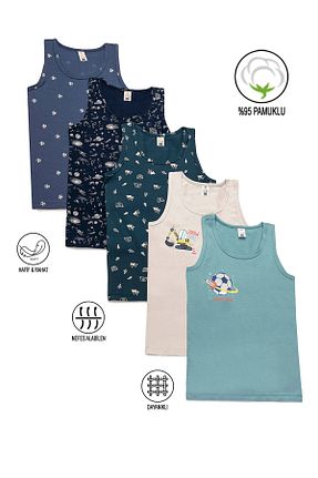 رکابی سفید بچه گانه پنبه ای ÖZKAN underwear - کد 756102033