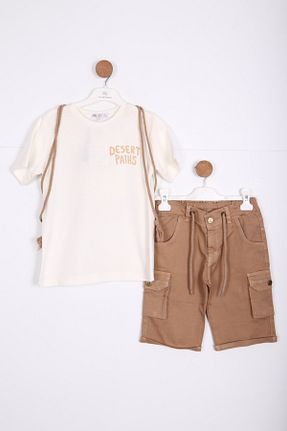 ست بالاتنه و پائین تنه رنگی بچه گانه بافتنی xo kids moda - کد 939077248