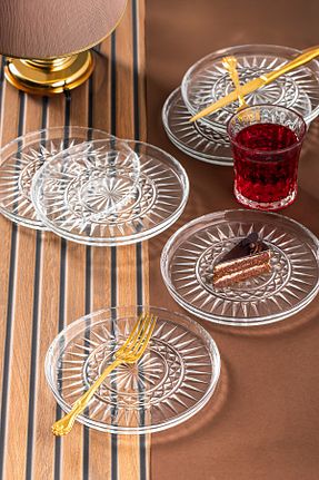 بشقاب سفید شیشه Porsima - کد 939029029