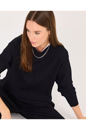 ست بالاتنه و پائین تنه حجاب مشکی زنانه Straight Scl - کد 861648456