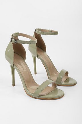 کفش پاشنه بلند کلاسیک سبز زنانه چرم لاکی Shoeberry - کد 939080608