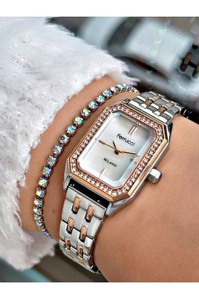 ساعت مچی صورتی زنانه 20-25 میلی متر Ferrucci - کد 939084148