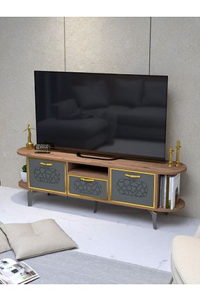 میز و پایه تلویزیون قهوه ای Suntalam GOLDFALEZ - کد 932753508