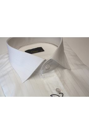 پیراهن سفید مردانه اسلیم فیت Chamis - کد 939105143