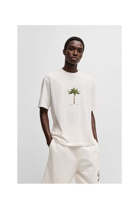 تیشرت سفید مردانه Relaxed HUGO - کد 939085050