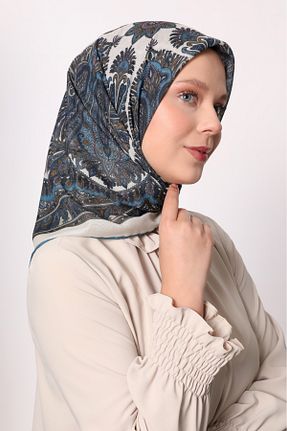 روسری آبی پنبه ای Levidor - کد 939113250