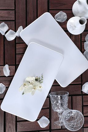 بشقاب سفید ظروف سنگی Keramika - کد 6605846