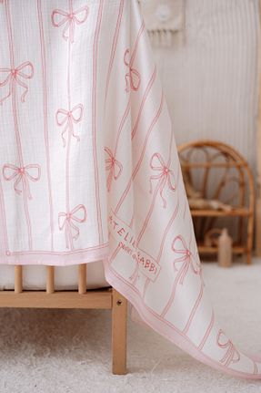 پارچه موسیلین صورتی Atelier Babbi - کد 775830169
