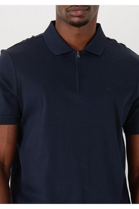 تیشرت سرمه ای مردانه یقه پولو Calvin Klein - کد 939127357
