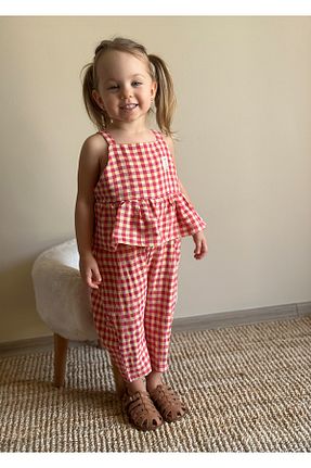 سرهمی صورتی بچه گانه بند دار MAMAOLAS - کد 921275471