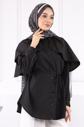 پیراهن حجاب مشکی زنانه رگولار İmajButik - کد 939136934