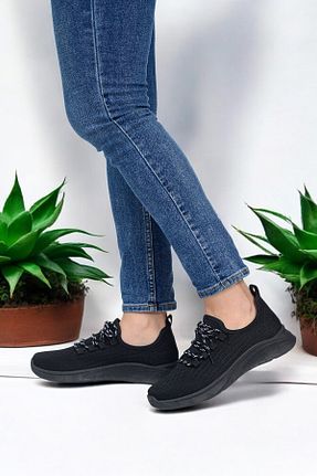 کفش اسنیکر مشکی زنانه بند دار feelup - کد 939163635