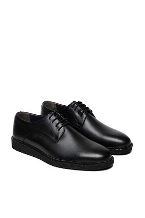 کفش کلاسیک مشکی مردانه چرم خالص Bestello - کد 939157110