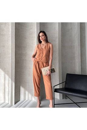 ست بالاتنه و پائین تنه رنگی زنانه بافتنی miyase life - کد 939174779