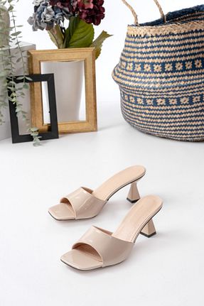 دمپائی بژ زنانه چرم مصنوعی Santamarina - کد 856345723
