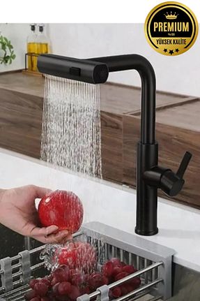 شیر سینک ظرفشویی مشکی banyonatural - کد 865590542