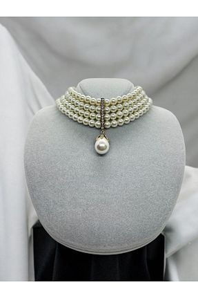 گردنبند مروارید سفید FUYA JEWELLERY - کد 937377250