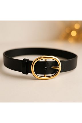 کمربند مشکی زنانه چرم مصنوعی Home - کد 939188782