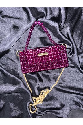 کیف مجلسی بنفش زنانه Shingada - کد 939190181
