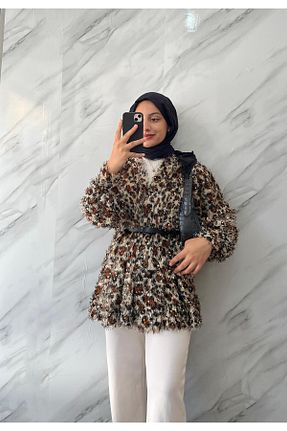 کافتان و کیمونو حجاب مشکی زنانه پنبه پلی استر DİLEKBUTİK - کد 939431023