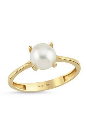 انگشتر طلا زرد زنانه 14 عیار Birinci1926 - کد 357510543