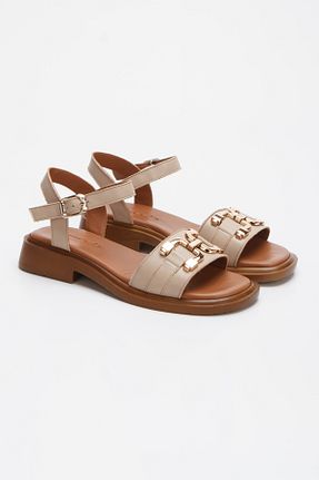 صندل زنانه پاشنه ضخیم ezmoda - کد 939199634
