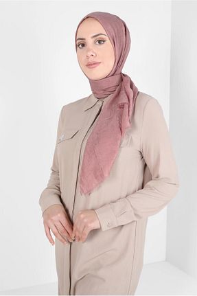 شال صورتی زنانه پلی استر Alvina - کد 801722878