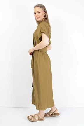 لباس خاکی زنانه آستین خفاشی İndigo Blue - کد 939258792