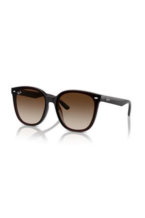 عینک آفتابی قهوه ای زنانه 66 Ray-Ban - کد 939297896