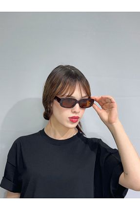 عینک آفتابی قهوه ای زنانه UV400 ZELİOR - کد 939310813