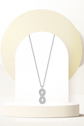 گردنبند جواهر زنانه زیرکن Swarovski - کد 938877972