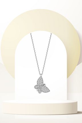 گردنبند جواهر زنانه زیرکن Swarovski - کد 938878340
