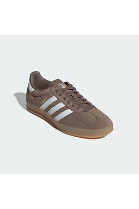 کفش اسنیکر قهوه ای مردانه چرم مصنوعی adidas - کد 904385068