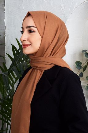 شال قهوه ای زنانه پنبه ای Golden Rose - کد 939318973