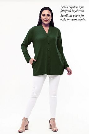 رویه سایز بزرگ سبز زنانه Bürümcük Laden - کد 691044546