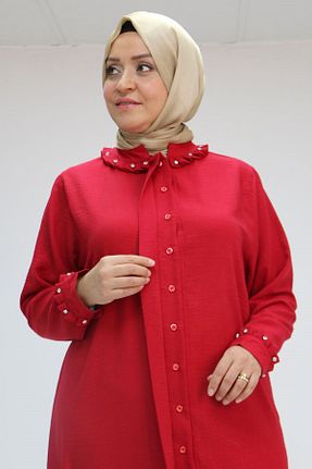 تونیک سایز بزرگ رنگی زنانه بافتنی Eslina - کد 939368171