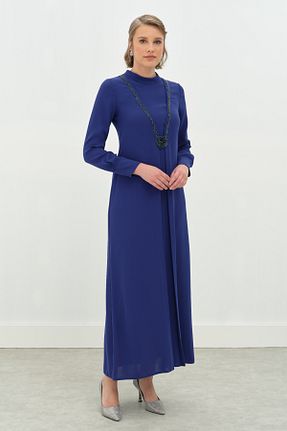 لباس مجلسی و فارغ التحصیلی آبی زنانه پلی استر gaze - کد 939378984