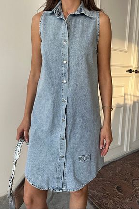 لباس آبی زنانه جین macharel jeans - کد 931851044