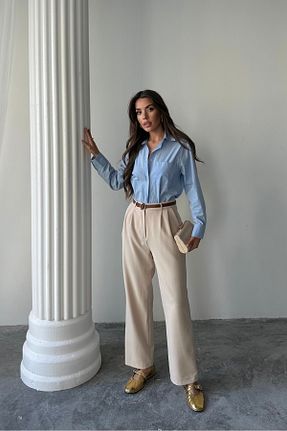 شلوار زنانه پارچه macharel jeans - کد 930491945